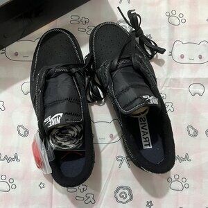 Travis Scott X Air Jordan 1 Low Black Phantom Sneakers